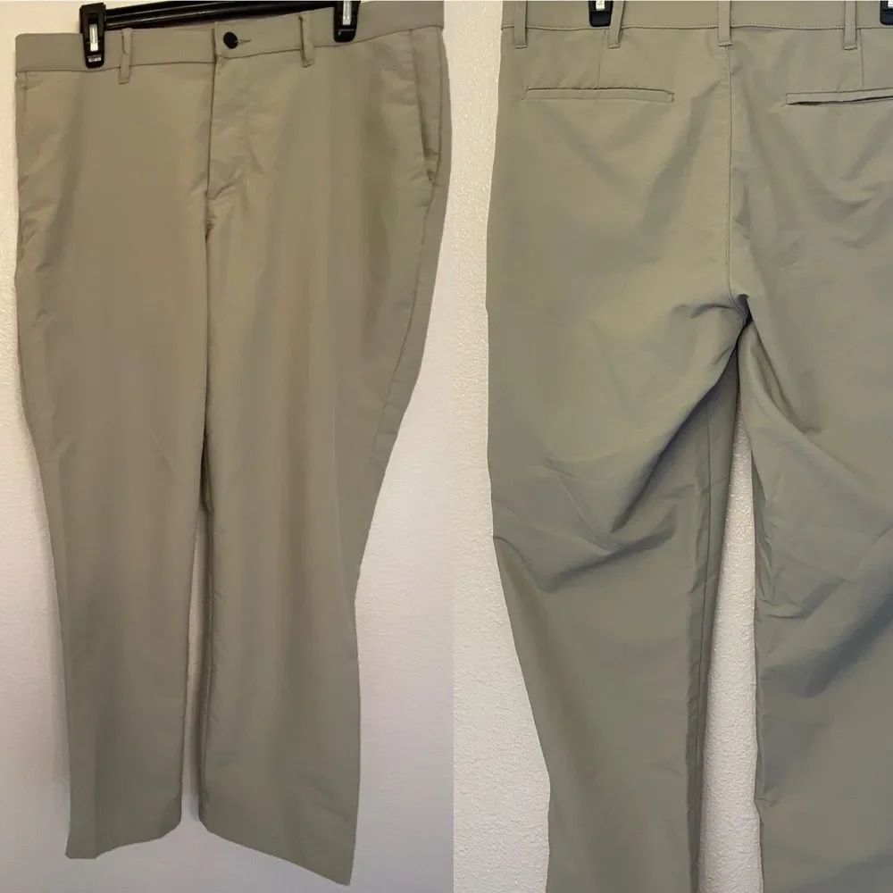 Banana Republic tan stretch Chino khaki work golf Pants 34x30